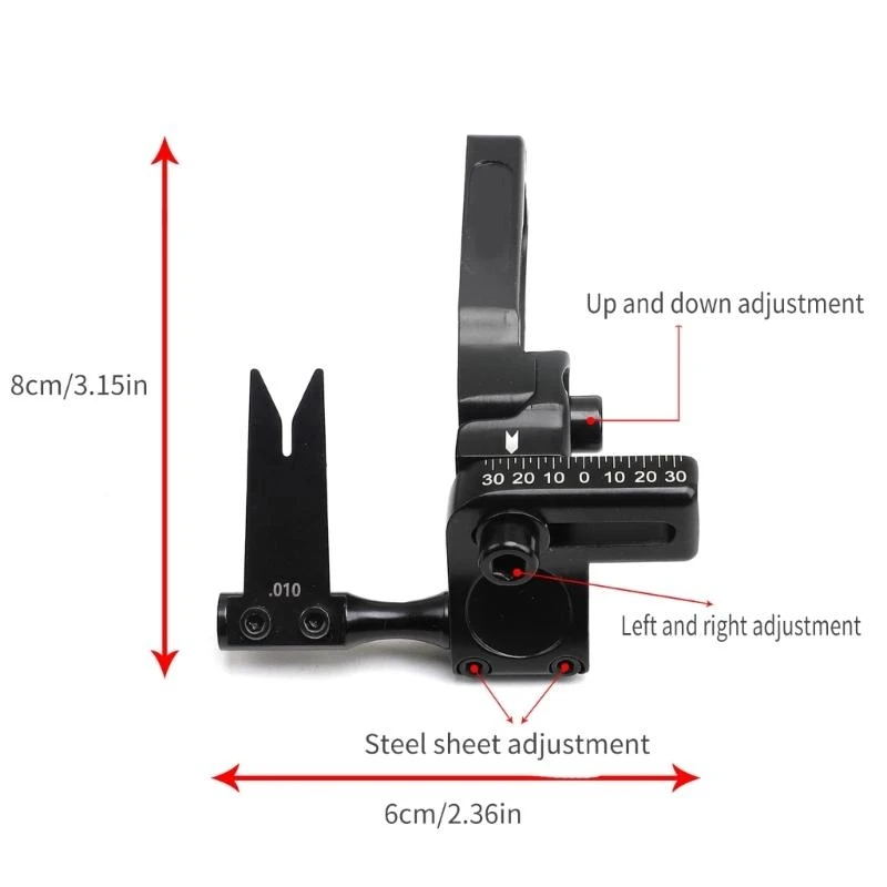 R6fe professionele aluminium pijlen rusten met horizontale aanpassing en installatie -schietpartijen jachtaccessoires