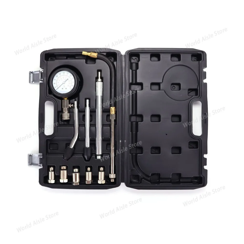 Automotive and Motorcycle Cylinder Pressure Gauge Set - Multi-Purpose Testing Tool Auto repair tools