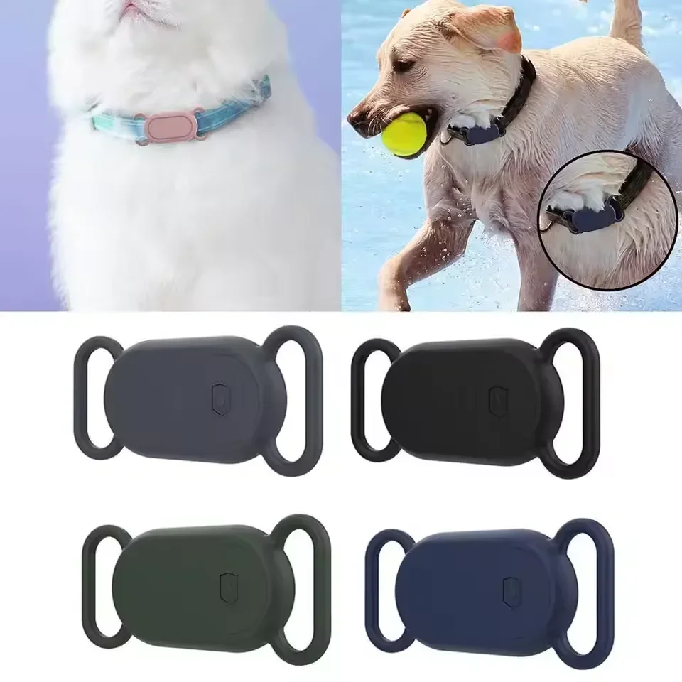For Samsung Galaxy SmartTag2 Protective Case Dog Cat Collar Holder Cover Sleeve For Galaxy Smart Tag 2 Waterproof Silicone Case