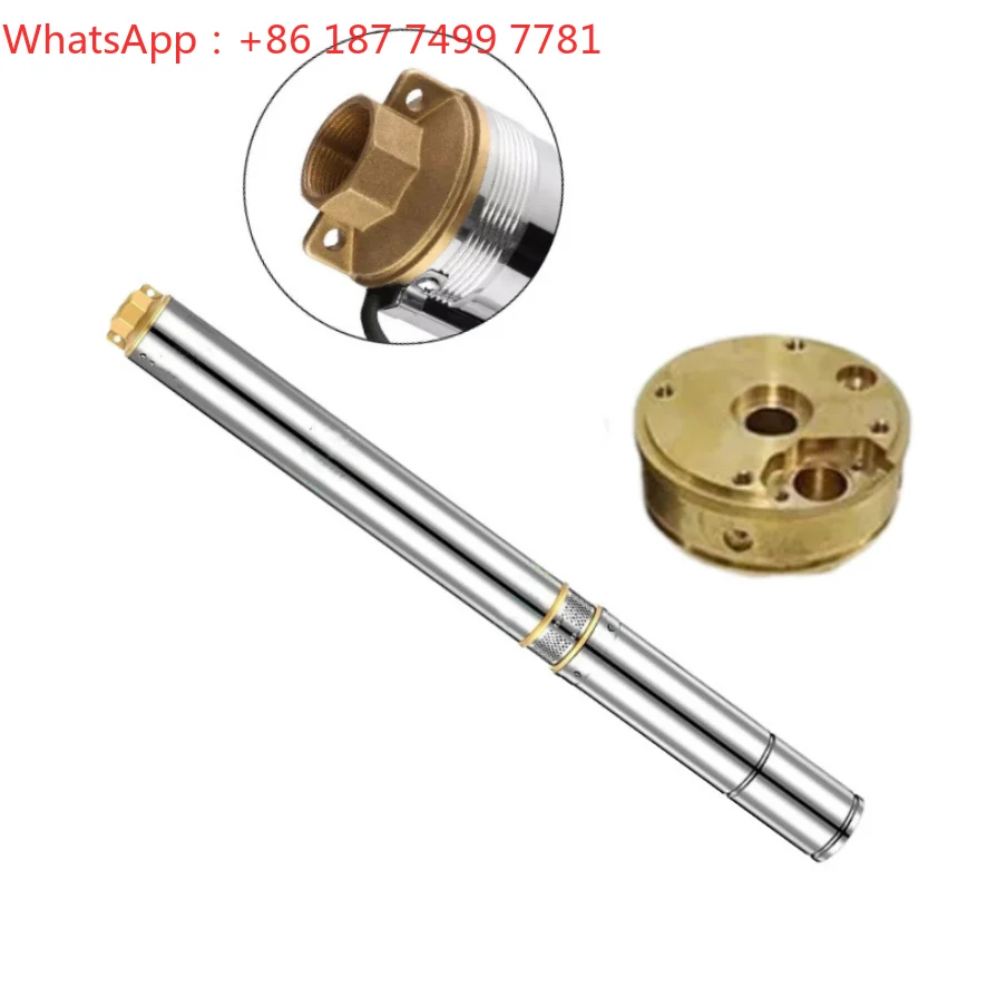 Agricultural 3KW High Pressure Solar Water Pump with DC Brushless Motor 3/4 in Discharge Pipe 1.5m/h Flow Rate
