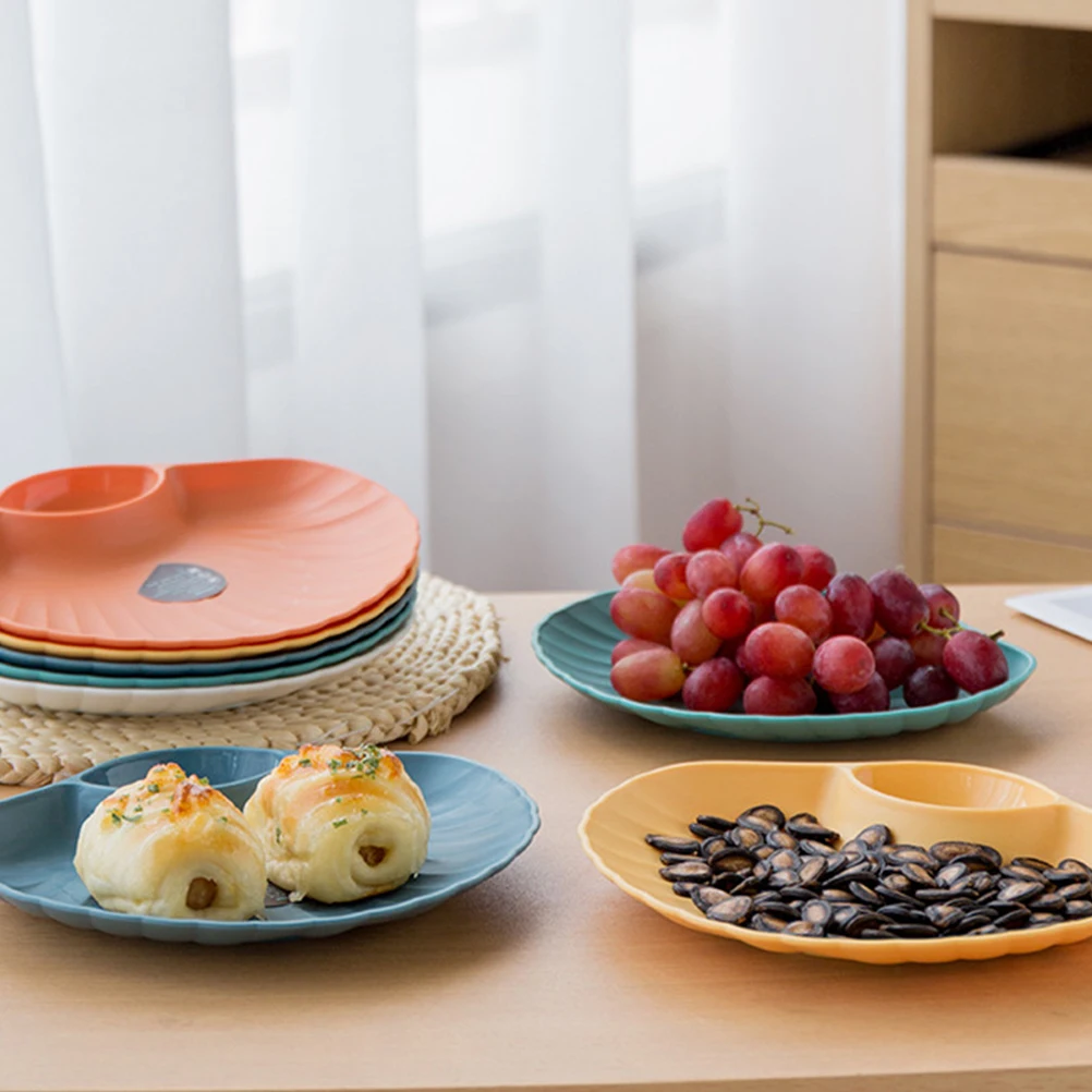 

10pcs Bone Snack Tray Food Trays Chips Serving Platter Veggie Dishes Garbage Plates Multi Purpose Fruit Plates Storage Tray