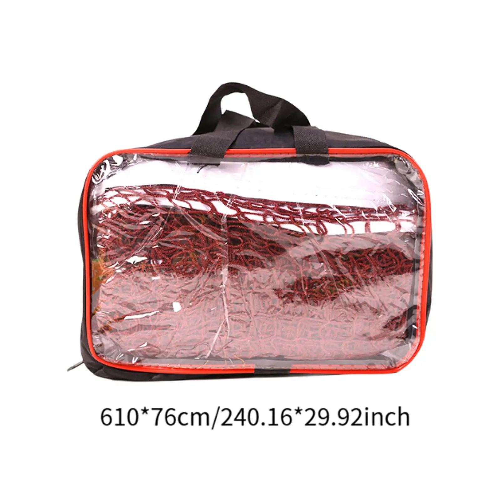 شبكة كرة الريشة فقط بديلة مع تنظيم حقيبة الحمل شبكة نايلون لملعب كرة الريشة 6.1 متر للياقة البدنية والمنافسة الداخلية على الشاطئ