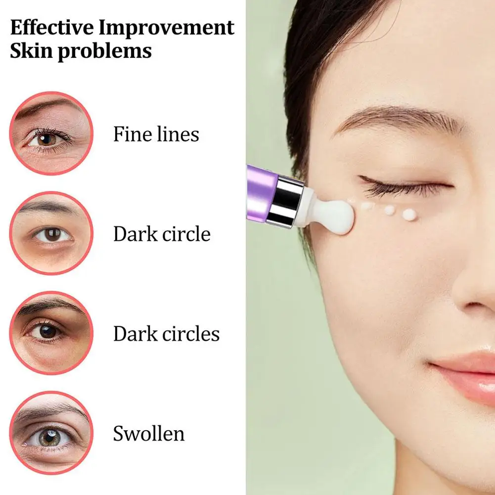 Caffeine Retinol Hyaluronic Acid Eye Cream, Anti Wrinkle Dark Circle Remover,Puffiness Reducer Firming Moisturizing Eye Skincare