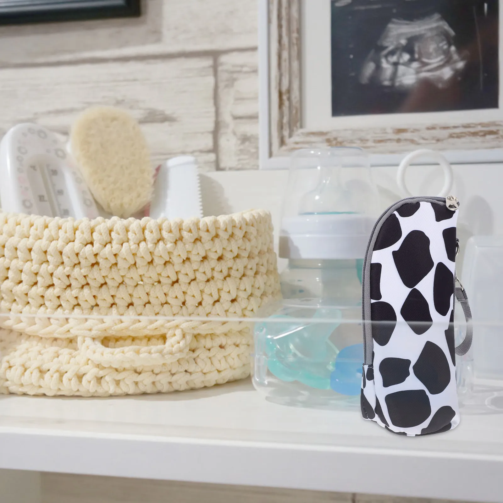 

Milk Bottle Insulated Storage Tote Portable Holder Durable Black Small Milk Bottle Carrier Perfect Temperature