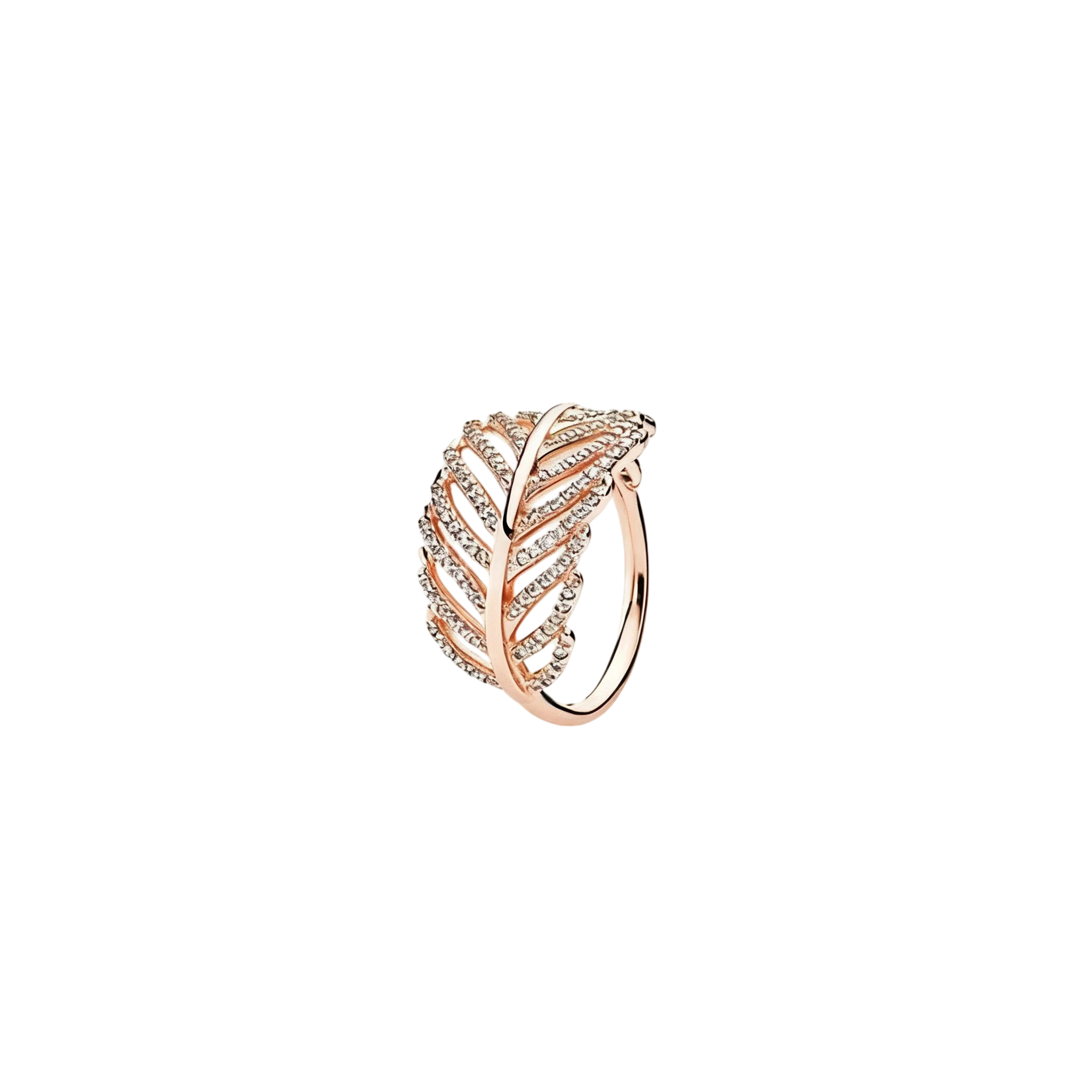 925 Silver Rose Gold Series Trendy Ring, Men's and Women's Styles, Suitable for Daily and Banquet Wear, Boutique Gift - view 6