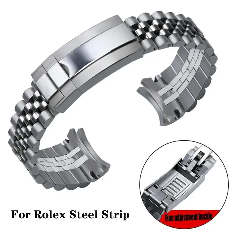 

20mm Jubilee Watchband For Rolex Sub GMT Yacht Daytona Men's Strap Luxury watch chain Mod Parts Replacement Accessories