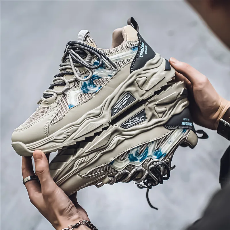 

Мужские кроссовки с дышащей воздушной сеткой, легкая сетка, противоскользящая износостойкая повседневная обувь, мужская спортивная обувь на шнуровке