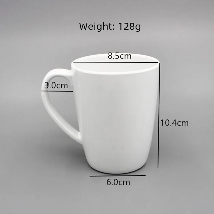 Factory supply 300 ml cup gift Cup melamine imitation porcelain handle cup juice cup coffee cup printed LOGO Weird Beer cup Dad