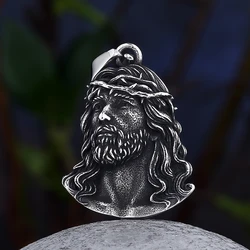 Stainless Steel Exquisite Vintage Men's Necklace Crown of Thorns Jesus Necklace Jewelry Accessories Korean Fashion Vintage Chain