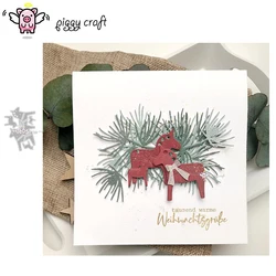 Piggy Craft metal cutting dies cut die mold New Christmas horse Scrapbook paper craft knife mould blade punch stencils dies