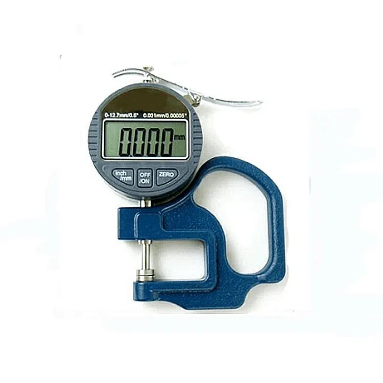 Micron Digital Thickness Gauge Plastic Film Paper Leather Rubber  Test Meter   