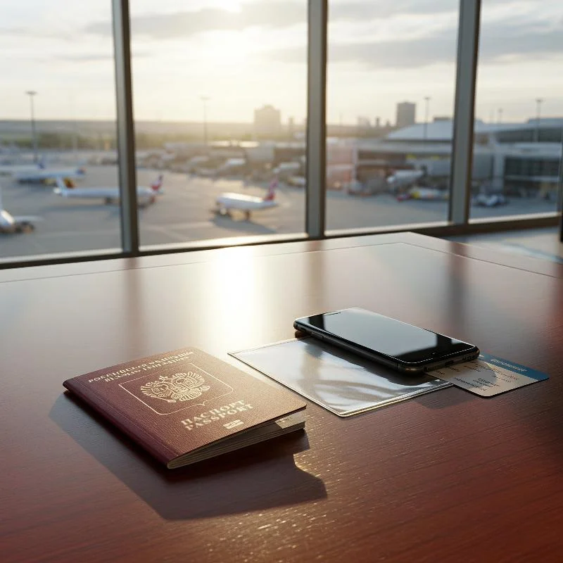 10Pcs Universal Transparent PVC Protective Bag For Passport Pages Neutral/Unisex Daily Use Casual Travel