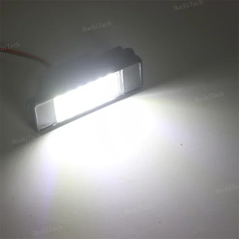 2 قطعة لوحة ترخيص رقم لوحة مصباح ترقية لبيجو 106 1007 207CC 307 308 3008 406 508 607 لسيتروين C2 C3 C5 C5 C6 C8 #6