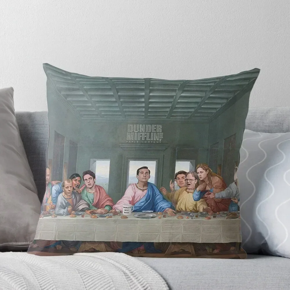 

The Last Supper Office Edition Throw Pillow Anime Sofa Covers pillow