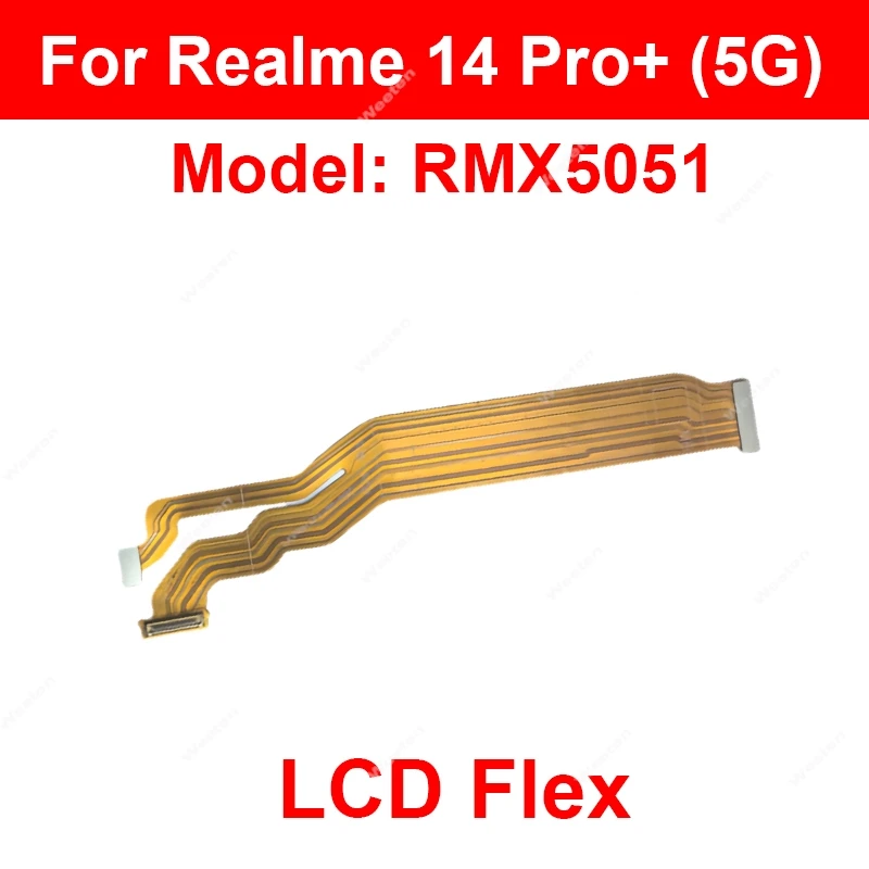 Kabel Flex LCD Płyty Głównej Do Realme 13 Pro Plus Extreme 14 14X Pro Plus Lite 5G Ekran LCD Wyświetlacz Kabel Flex Płyty Głównej Naprawa