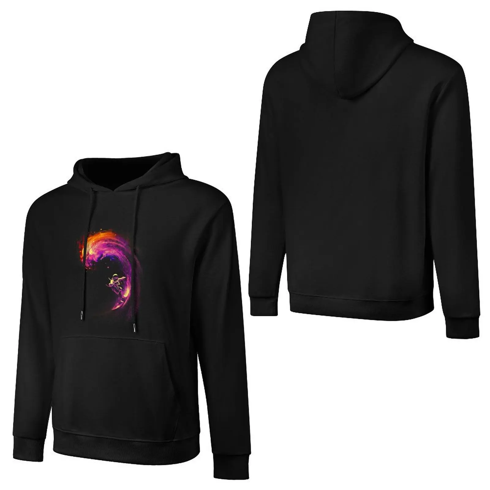 Space Surfing Pullover Hoodie male clothes autumn jacket men men's clothes winter clothes mens hoodies