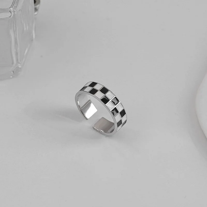 Buyee 925 Sterling Silver Sweet Open Ring Finger for Women Men Excellent Party Fine Jewelry Circle