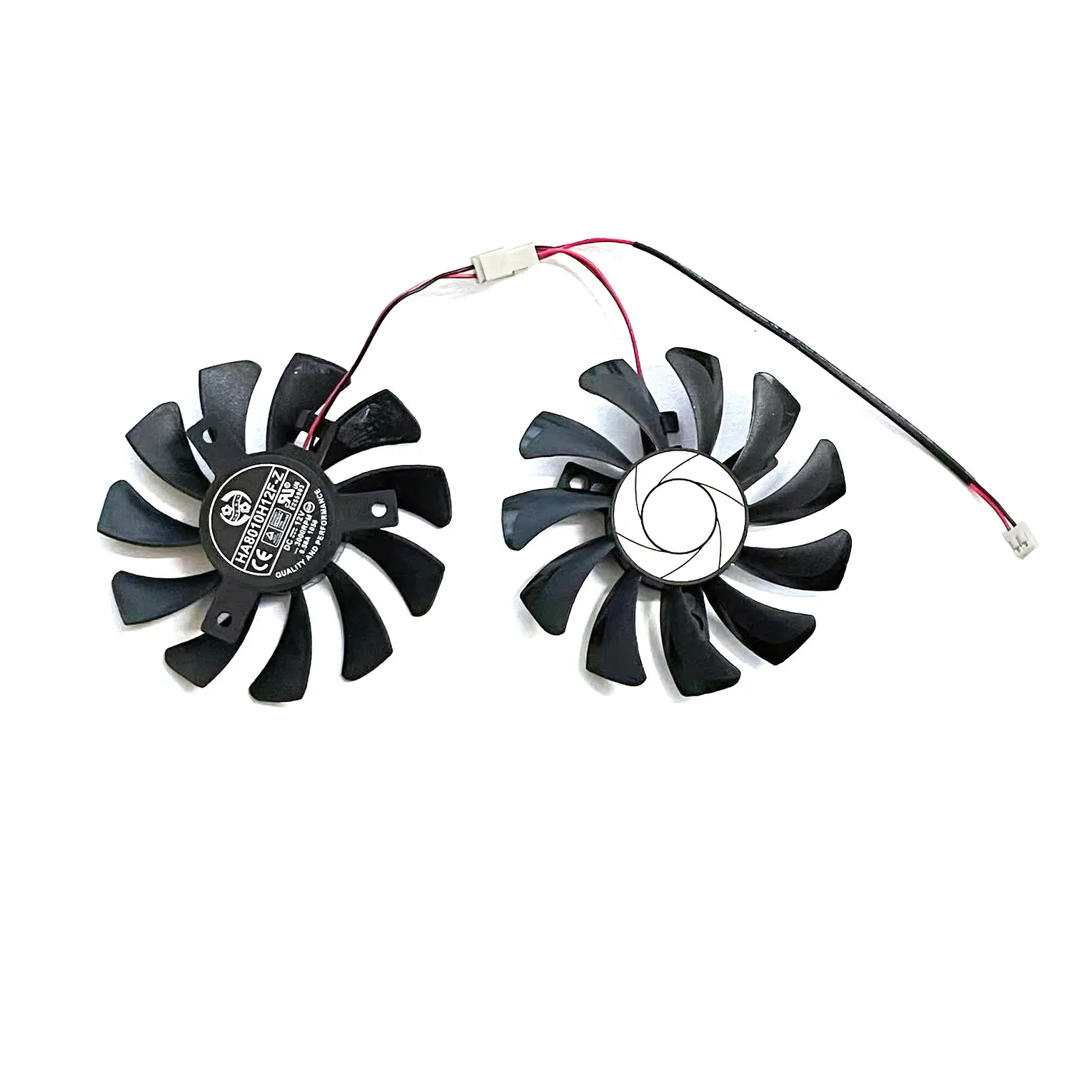 75MM HA8010H12F-Z GTX1050 GPU Cooler Fan Replacement For MSI GTX 1050 2GT OC 1050Ti 4GT Graphics Video Card Cooling Fans 2Pin