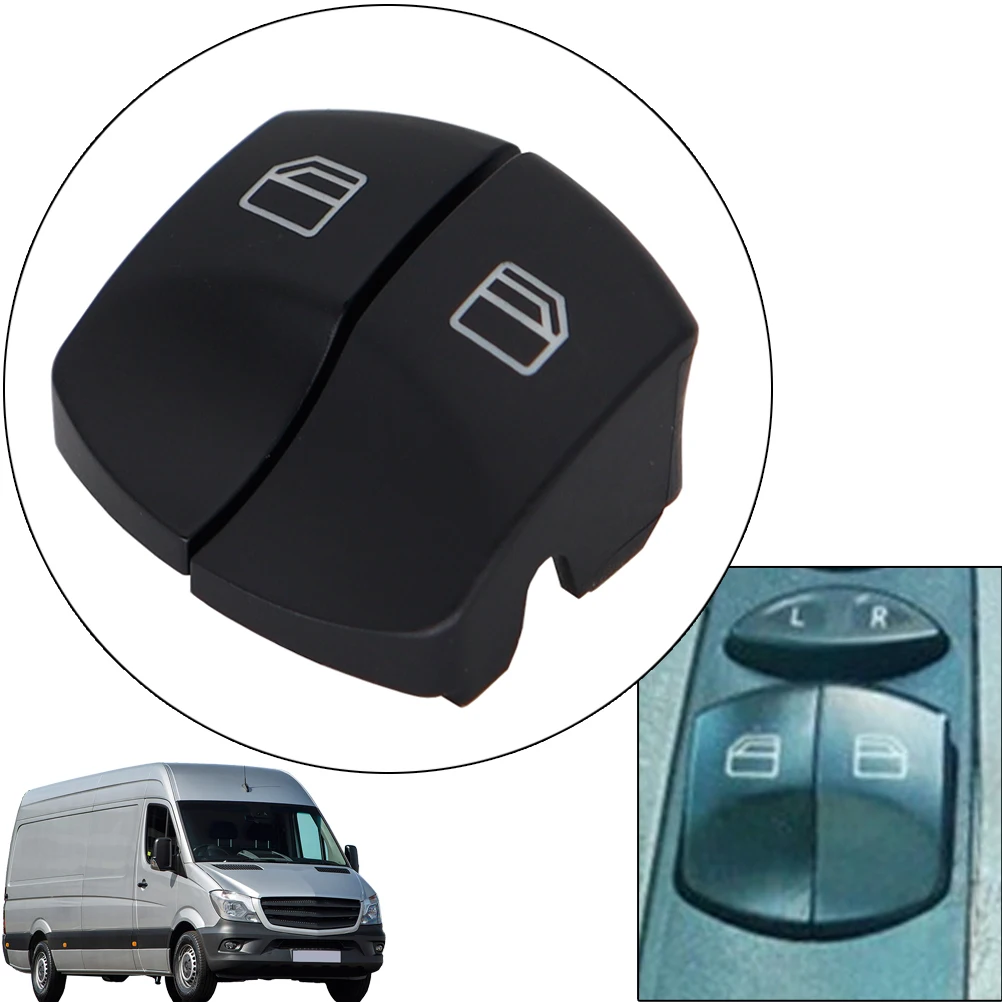 2 interruptores da janela elétrica da porta lateral do motorista e do passageiro do carro para Mercedes Benz Sprinter Vito 2006-2015 OE # 9065451513 6395450713