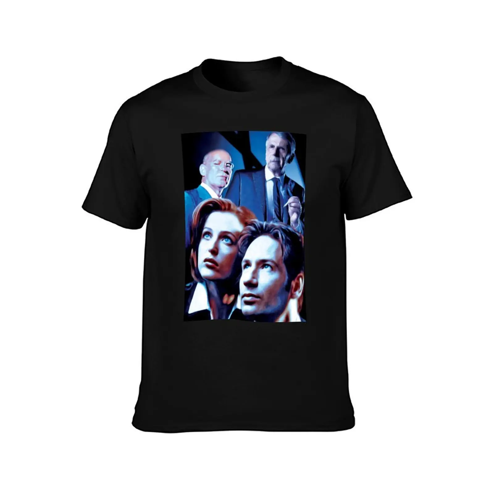 Copy of Mulder and Scully T-Shirt Summer Casual Cotton Tee Oversized Streetwear Tops Vintage Graphic Print Unisex Men Women