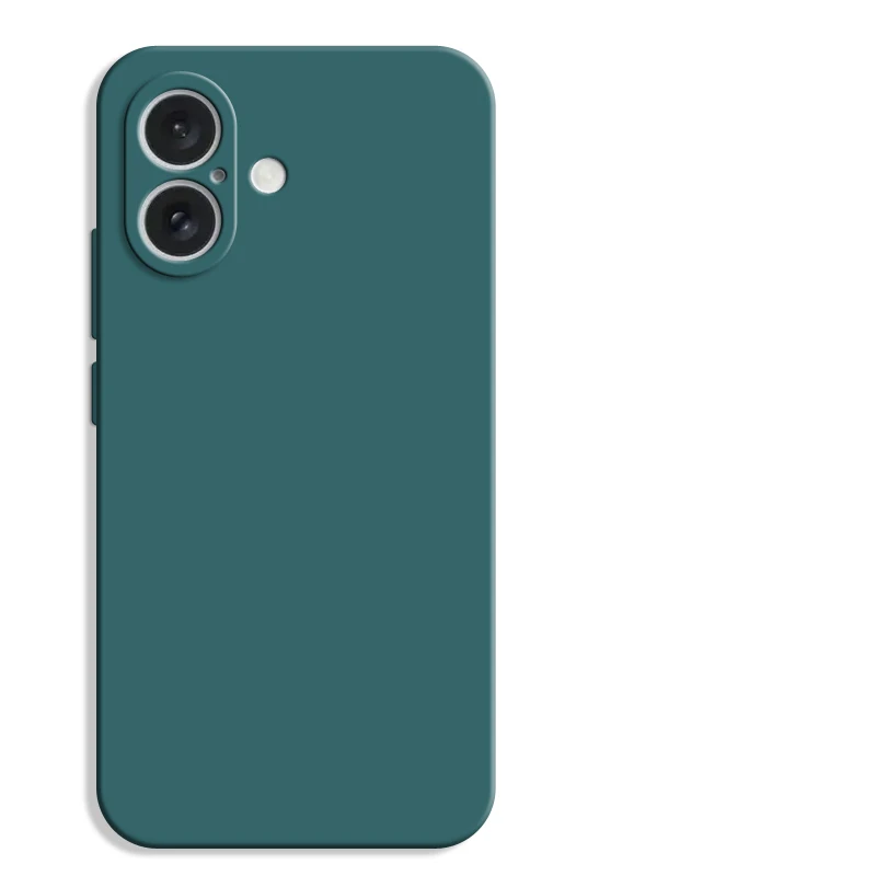 Para iphone 16 caso para iphone 16 pro max capa original tpu luxo à prova de choque silicone líquido