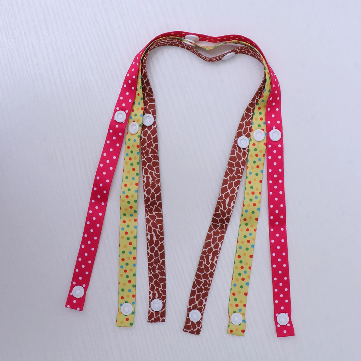 

10pcs Colorful Baby Carriage Strap Durable Anti-Drop Belt For Sippy Cups Strollers Highchairs Car Seats Cute Design Gift Set