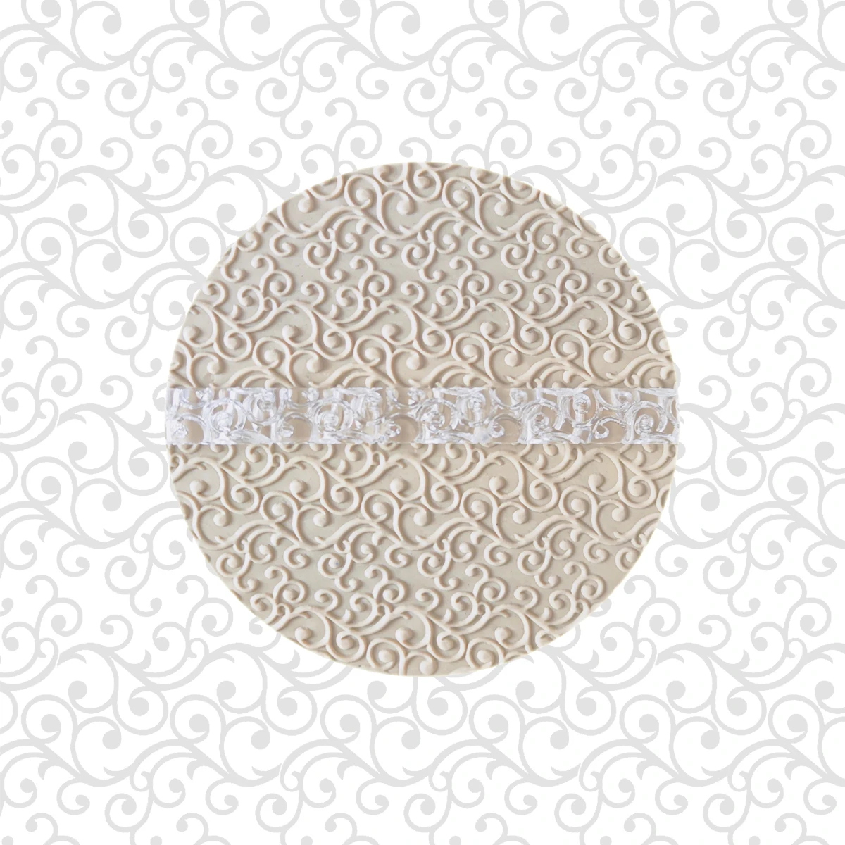 Swirl Design Rolling Pin  Create Decorative or Impress Dough Patterns Effortlessly  With Artistic Curves