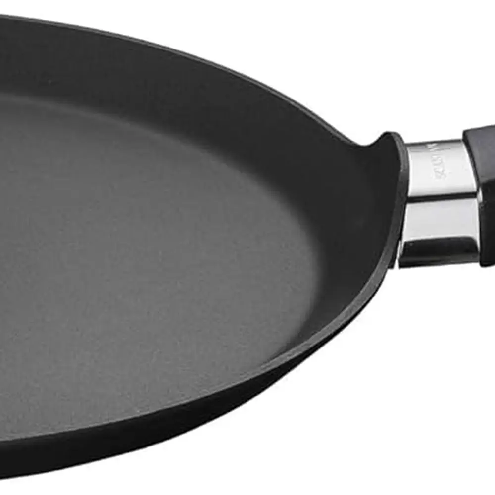 

10-Inch Nonstick Crepe Maker for Gas/Electric Stoves, Metal Utensil Friendly, Oven-Safe to 500°F, Dishwasher Safe, Black