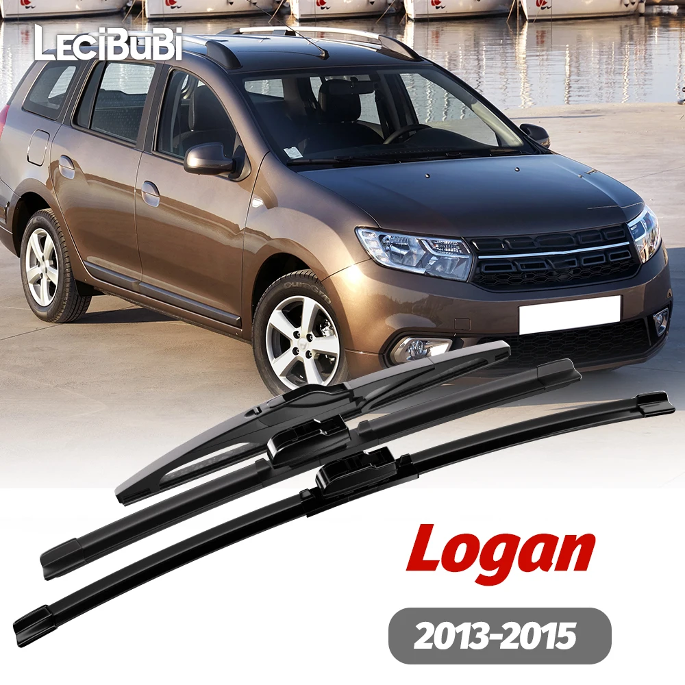 

1set Front & Rear Windshield Wiper Blades Windscreen Wipers For Dacia Logan 2013-2015 2014 Accessories