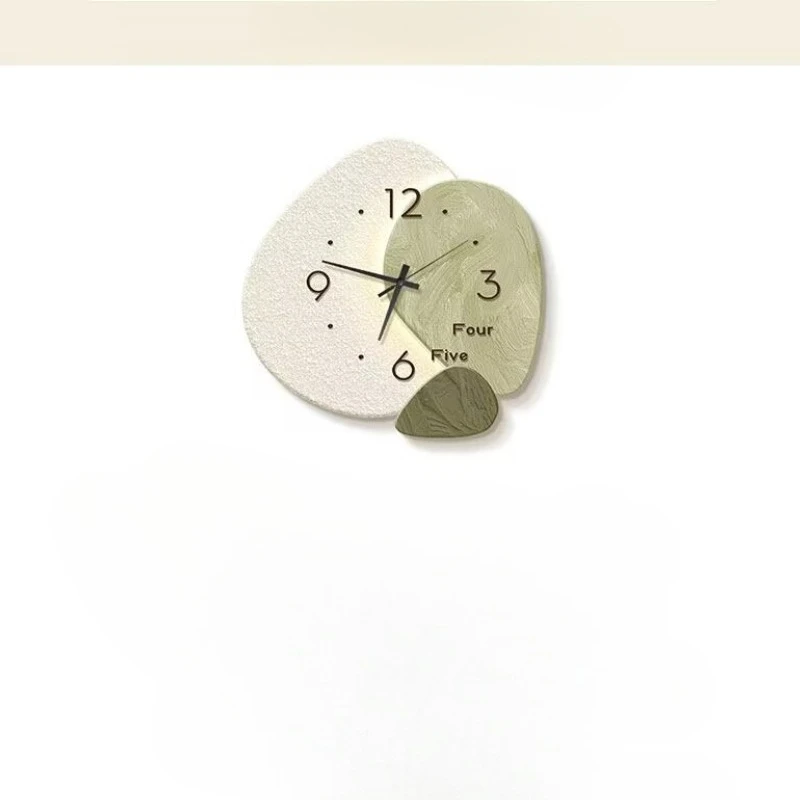 Wooden Indoor Wall-mounted Clock for Living Room, Dining Room and Kitchen. Wall Decoration Item. Creative Silent Clock.