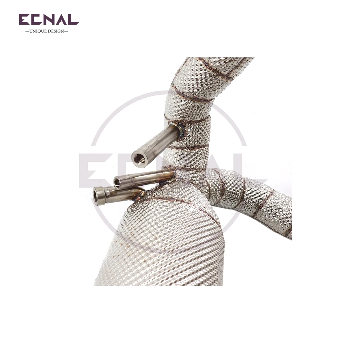 

Ecnal Exhaust for 2020+ Audi Q7 3.0T Sports with Heat Shield Metal Catalytic SS304 Exhaust Downpipe