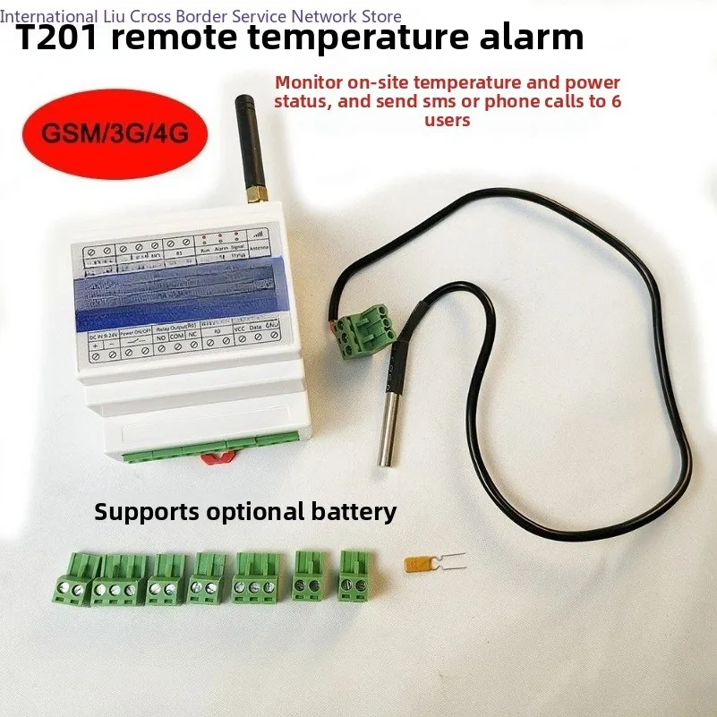 Remote Detection Temperature Power Status Relay SMS SMS Phone Alarm Door Opening Switch