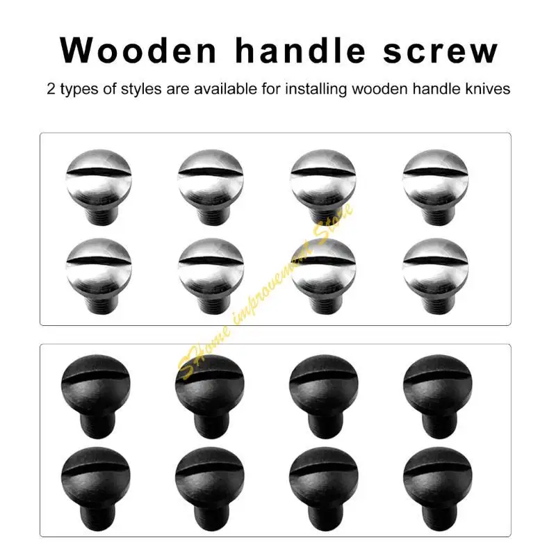 8pcs 416 مسامير من الفولاذ المقاوم للصدأ براغي البراغي البراغي بديل لعام Grips Model Repair Tool Parts D7wa