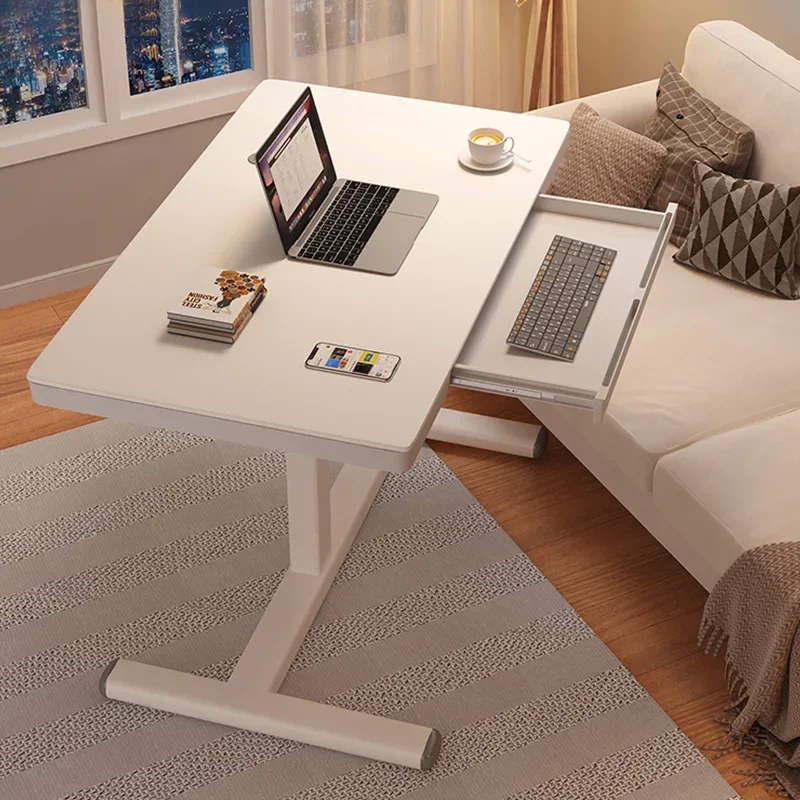 Simple Lifting Table for Bedroom Anti-Tip Design Versatile Use Foldable Design Long Lasting Smooth Surface High Quality