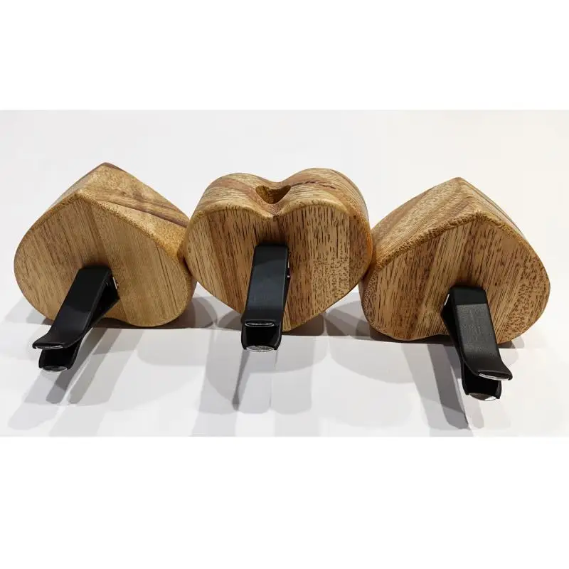 1/3Pcs Heart Shaped Wooden Car Air Outlet Aromatherapy With Long Lasting Natural Grain For Interior Air Freshening Decor
