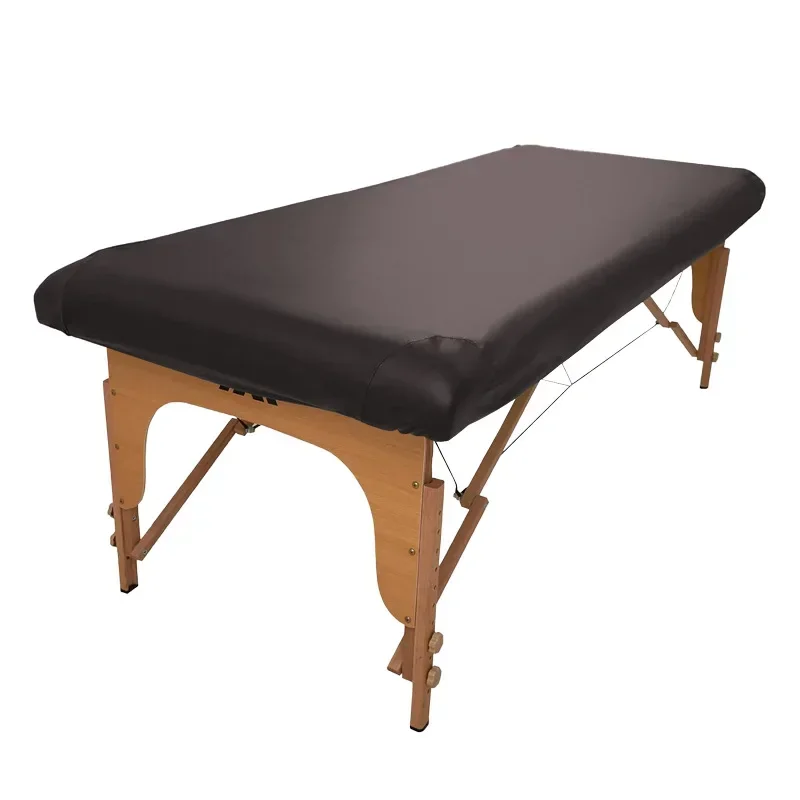 Waterproof Massage Bed Cover Soft Pu Leather Fitted Sheet Replacement Easy Clean Protector for Spa Tables