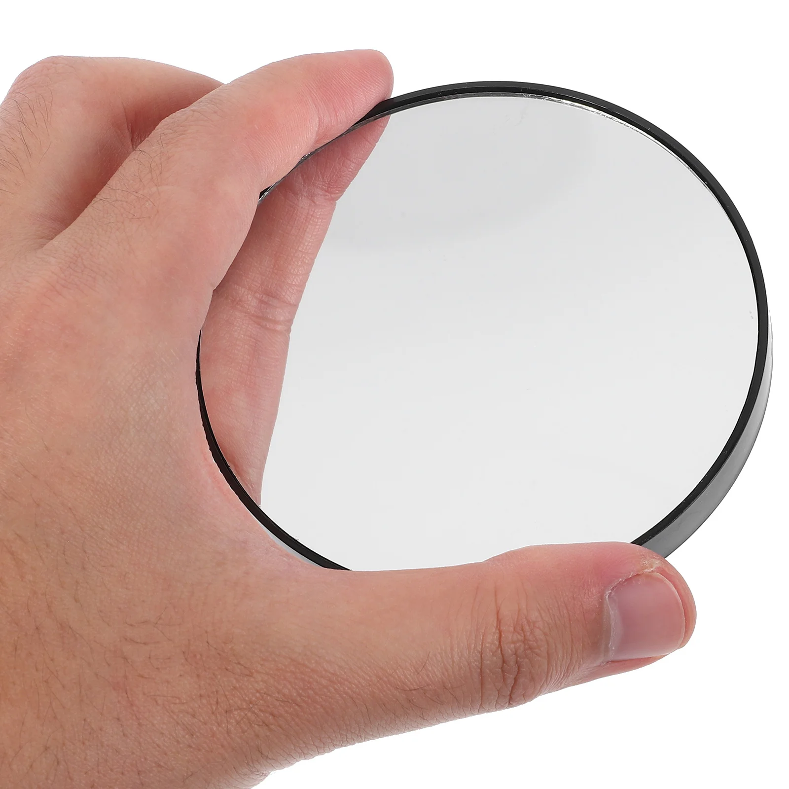 8.8cm 10X Magnifying Suction Cup Makeup Mirror Compact Round Travel Bathroom Tool for Shaving and Detailing