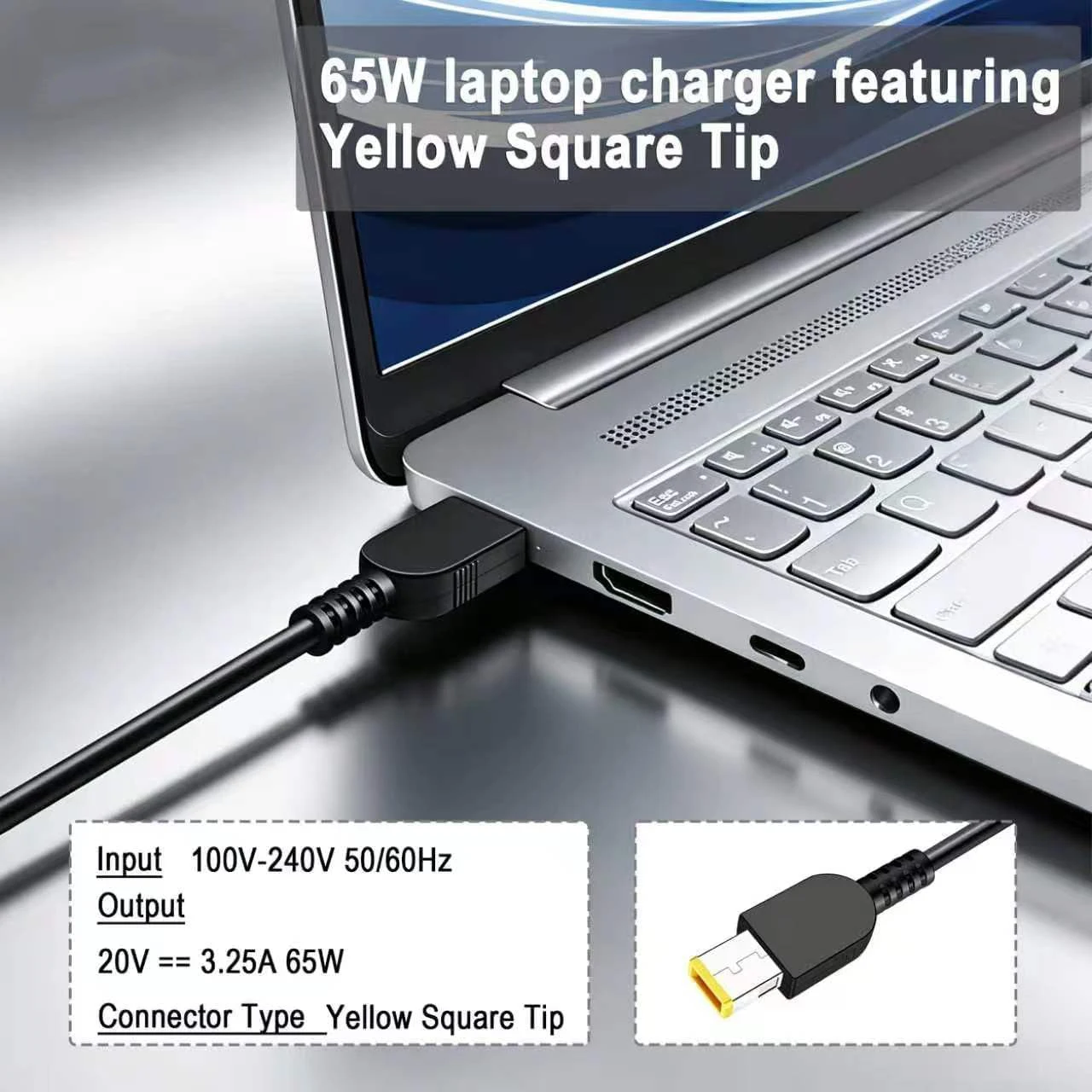 65W 20V 3.25A USB For Lenovo AC Laptop Charger Power Adapter Thinkpad X301S X230S G500 G405 X1 Carbon E431 E531 T440s Yoga 13