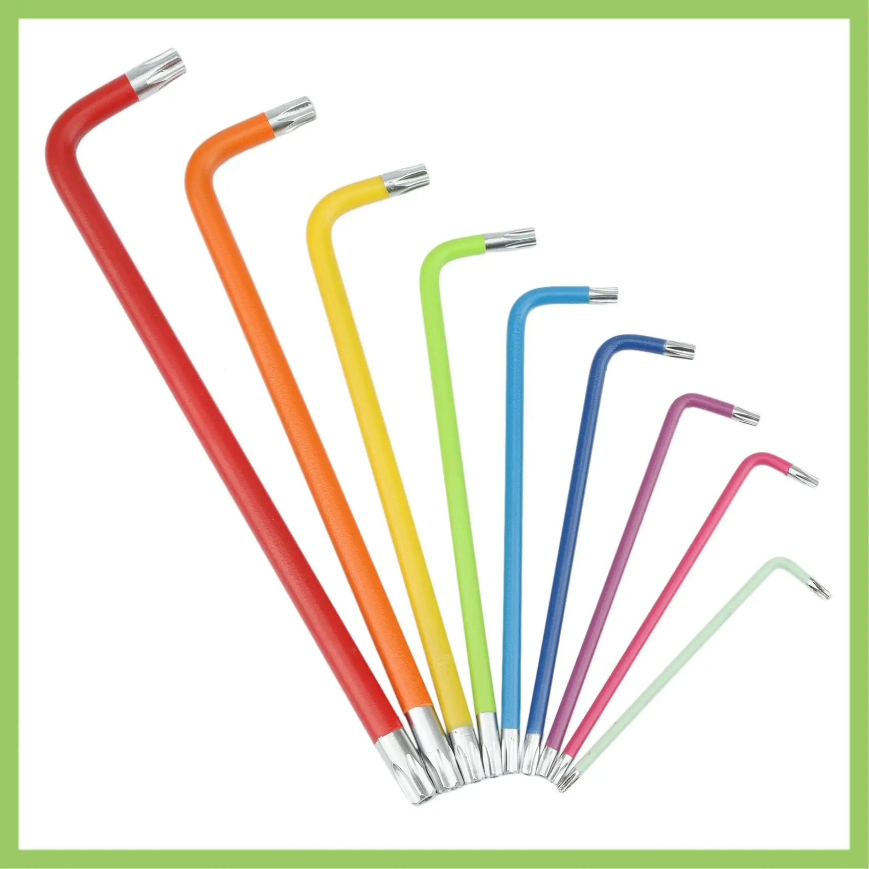 

Набор шестигранных ключей Torx, 9 шт., шестигранные ключи промышленного класса, изготовленные из термообработанной стали CR-V