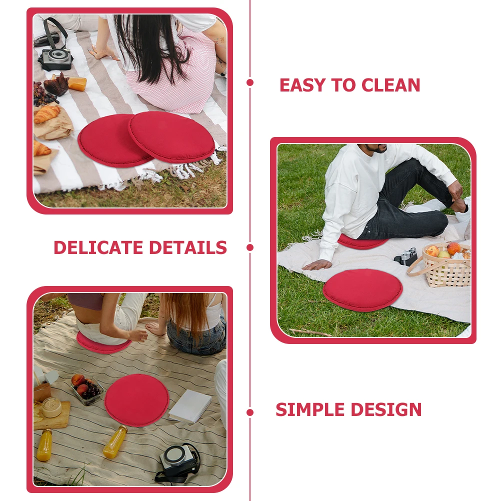 

2pcs Outdoor Sitting Cushion Seat Pad for Picnic Camping Hiking Lightweight Washable Comfortable Mat Dirt Resistant