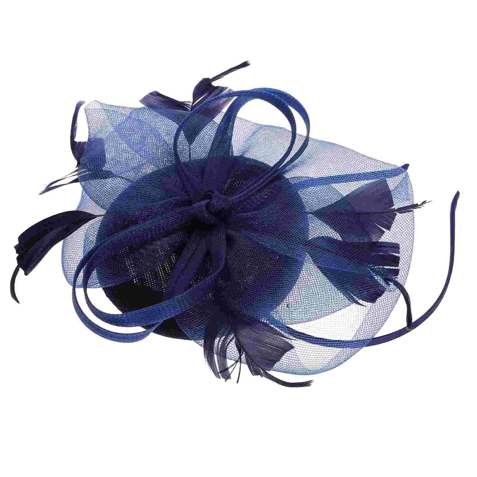 

Banquet Gauze Hat Women Barrette Head Bands Fascinator Tea Party Headpiece