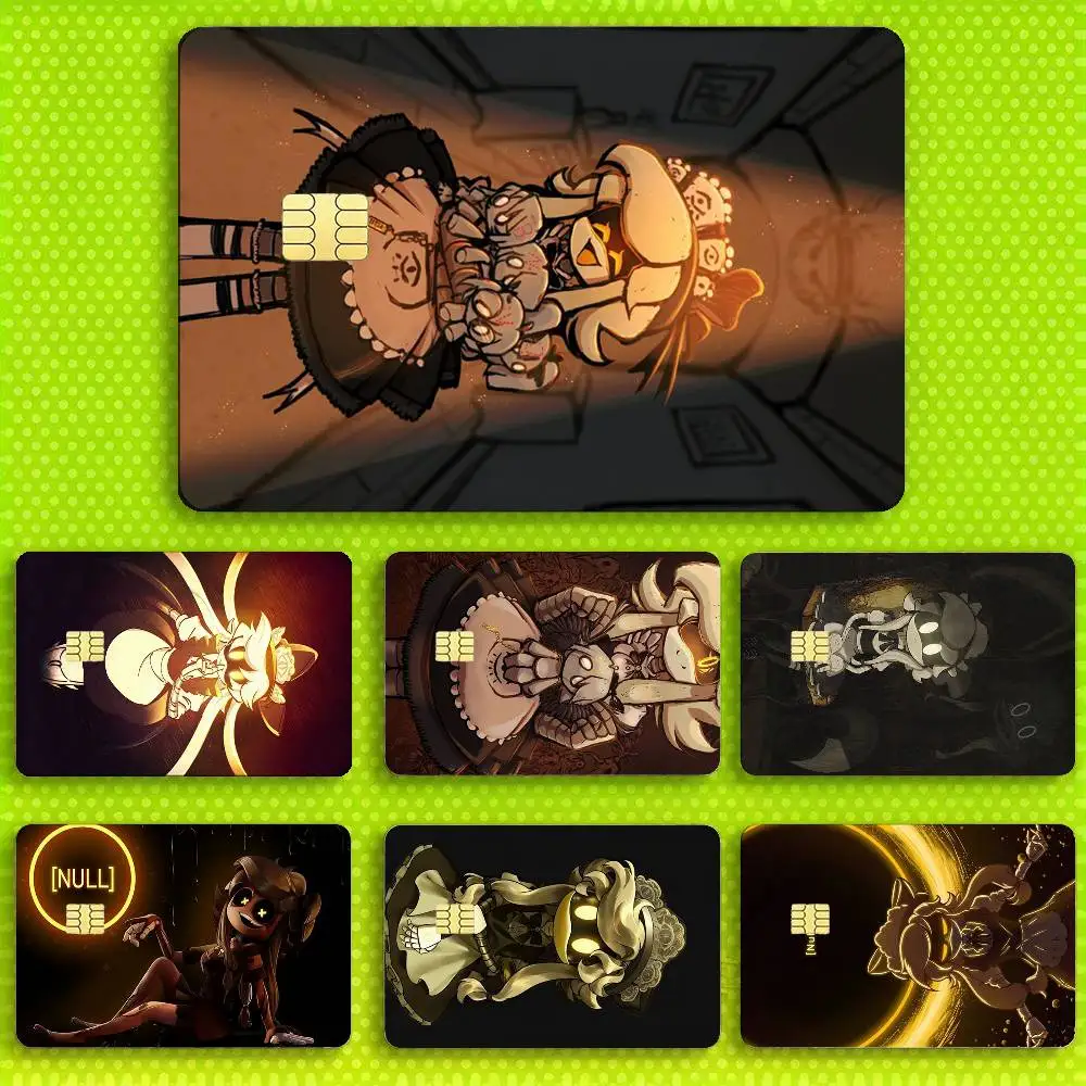

Cyn M-Murder Drones-s 4pcs 1Set Laser Holographic Sticker Skin Cover for Credit Bank Debit Card