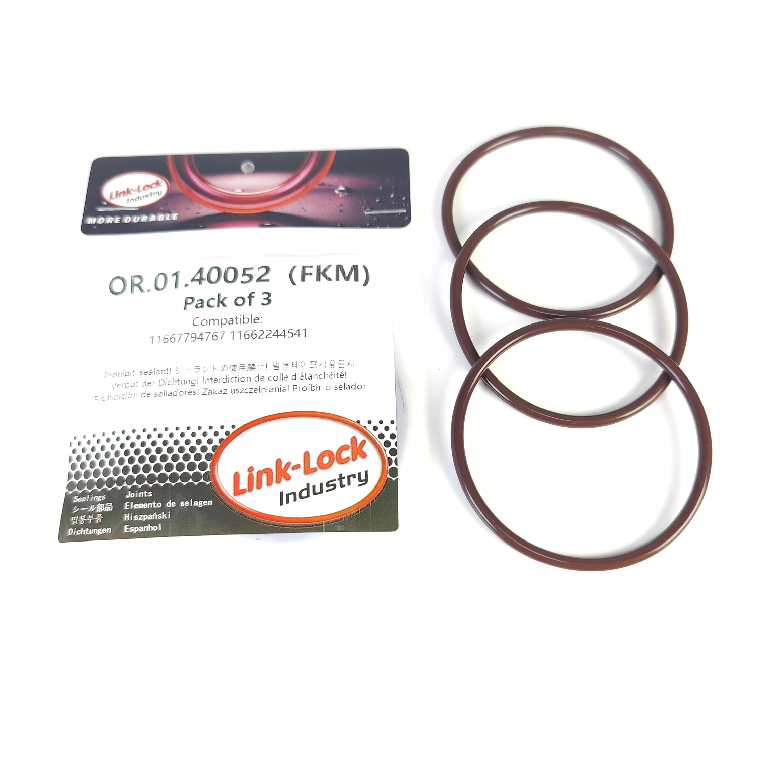 3PCS Fkm Viton OR.0…