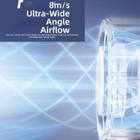 High Speed Handheld Fan USB Rechargeable Large Wind Mini Fan Digital Display with Hanging Rope Portable Outdoor Fan Outdoor