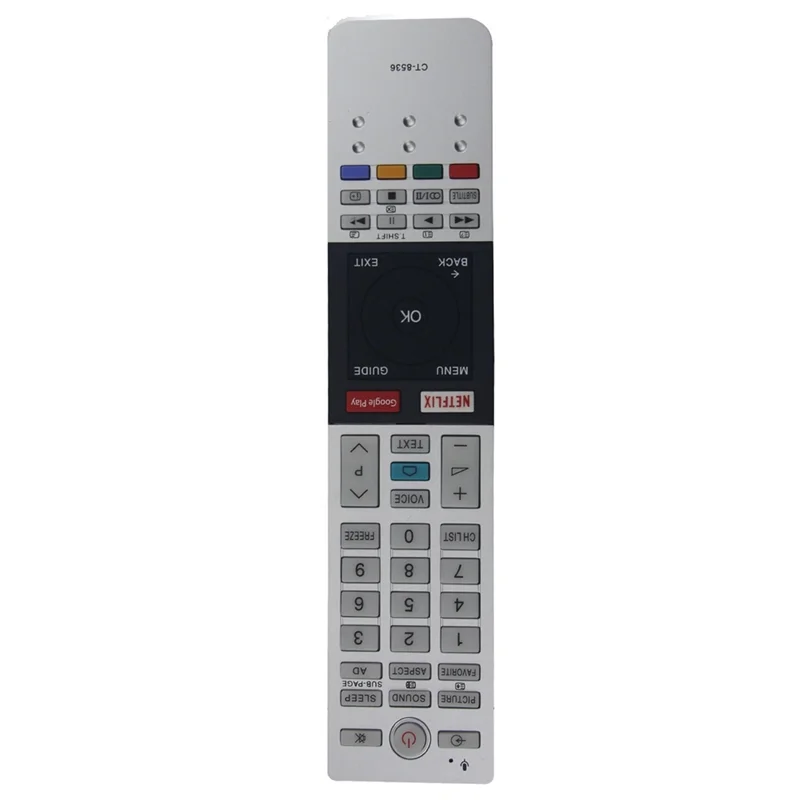 Replacement Remote Control CT-8536 for Toshiba TV with Netflix Google Play Key 49U7750 55U775075U7750 Without Voice