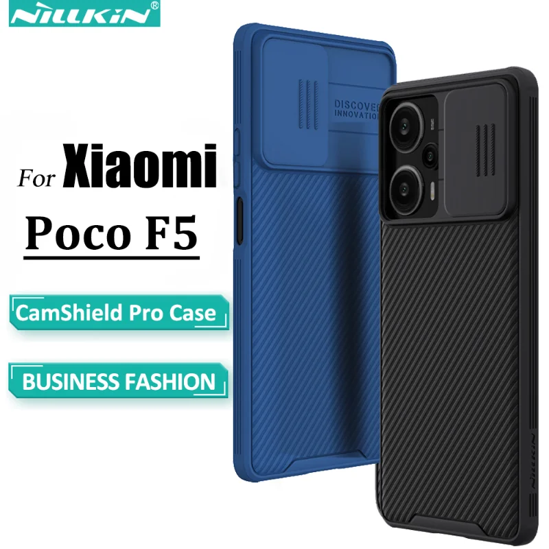 Nillkin for Xiaomi Poco F5 Case, CamShield Pro Case with Slide Camera Cover Protector Hard PC+TPU Cover