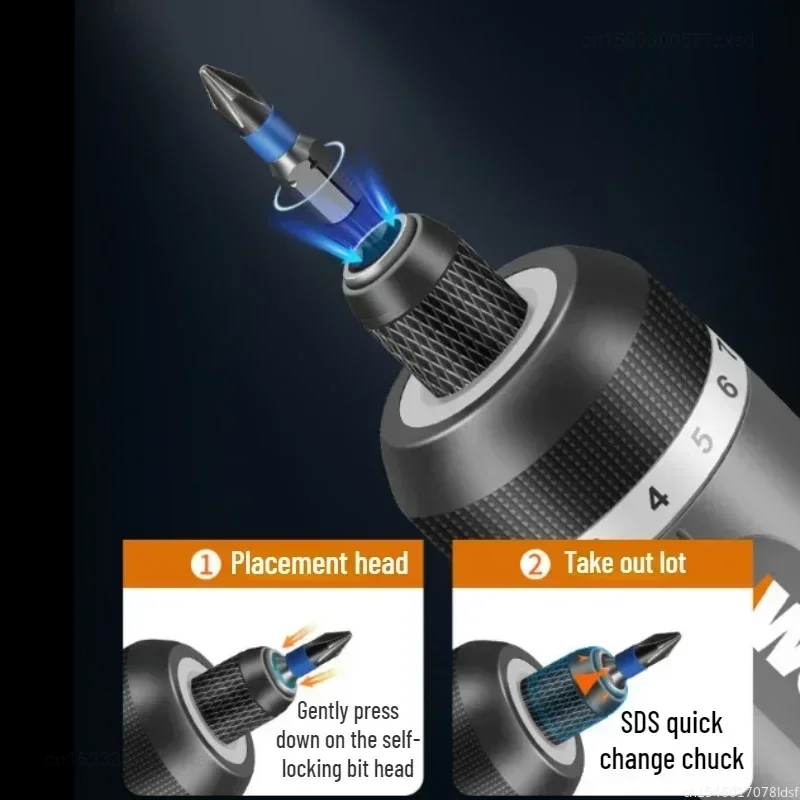 Worx 4V Electrical Screwdrivers Set WX242 Portable Smart Cordless Electric Screw Driver USB Rechargeable 30 Bit Set Drill Tool