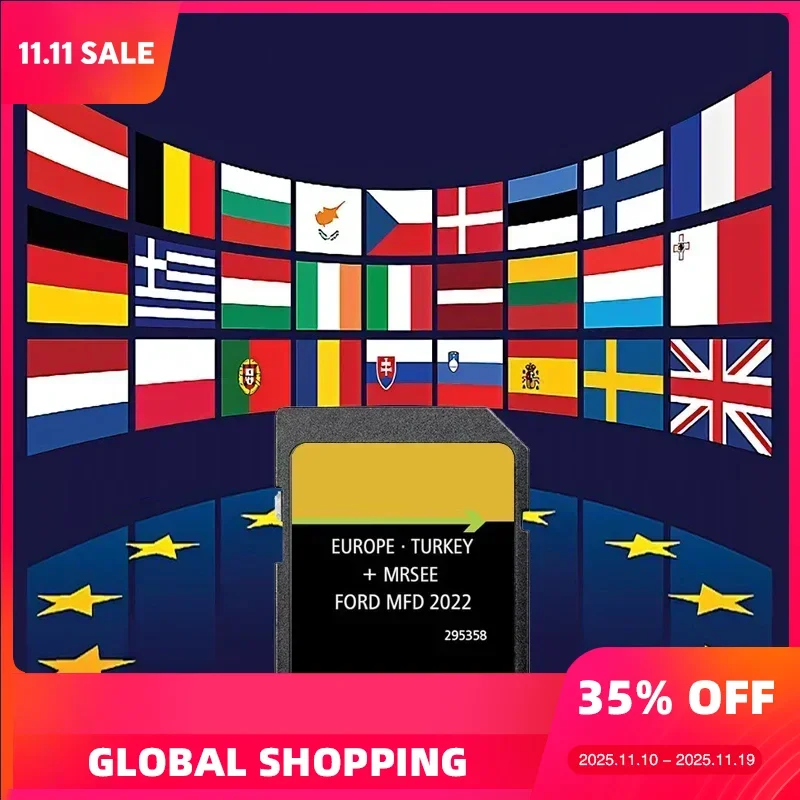 

B-Max/C-Max/Focus/Kuga/Tourneo Car Update Czech Republic Car C-Max cid Naving Map SD Card for Ford MFD 2022