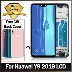 6.5'' Y9 2019 Display For Huawei Y9 (2019) LCD JKM-LX1 LX2 LX3 Touch Screen Digitizer Assembly Enjoy 9 Plus With Frame