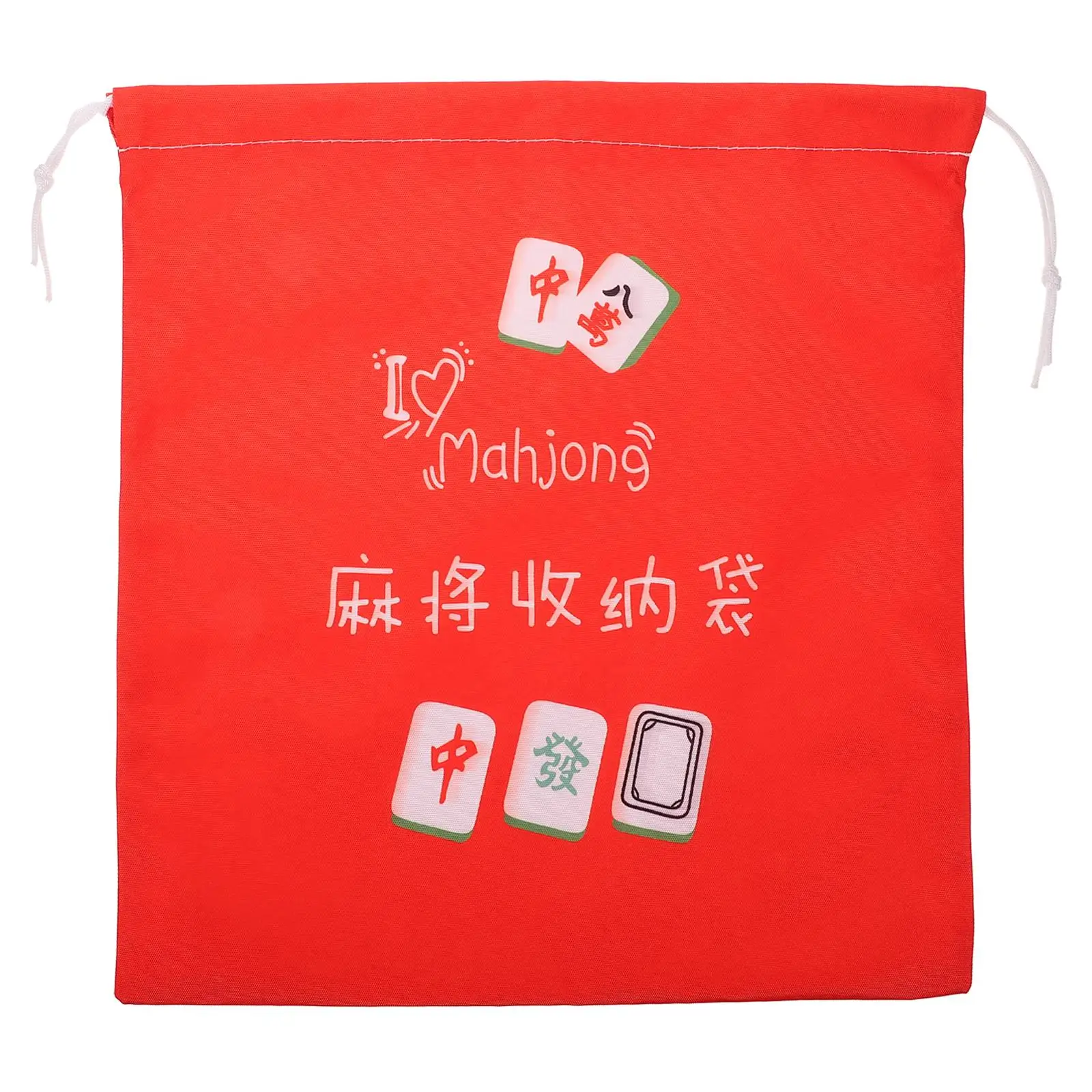 Mahjong Storage Bag Organizing Reusable Drawstring Bobbin Jewelry Oxford Cloth Large Gift